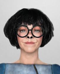 EDNA MODE~ The Incredibles * Day 4- she was harder than I thought 😆I  tried! I did my best to edit out the frizziness of the wig. * #ednamode  #edna #theincredibles #halloween #makeup #forfun