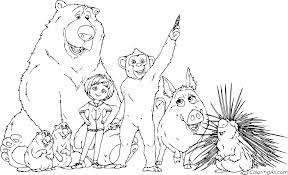 Click the image below to download and color pages then use your phone to scan the qr code and watch the characters come to life! Wonder Park Coloring Pages Coloringall