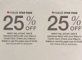 Check spelling or type a new query. Macy S Star Pass Coupon Exclusions Nar Media Kit