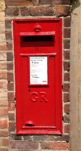 Canterbury Kent Uk June 2015 Antique Mailbox Post Box Canterbury Kent