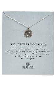 Dogeared St Christopher Pendant Necklace Nordstrom Pendant Necklace St Christopher Necklace Necklace