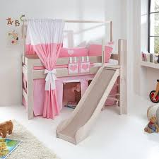 Relita Spielbett Leo Buche Massiv White Wash Mit Rutsche Und Uber Eck Gebauter Leiter Betten Fur Kinder Bett Ideen Kinderbett Dachschrage