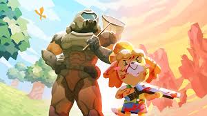 Doom Slayer And Isabelle Doom Eternal And Animal Crossing 5120x2880 Animal Crossing Animal Crossing Memes Doom