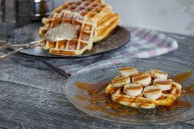 Waffeln Mit Milchmadchen Rezept Ofengefluster Rezept Milchmadchen Rezept Rezepte Waffeln
