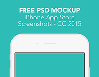 Download Free Iphone App Store Screenshot Mock Up Psd Cc 2015 On Behance