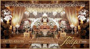 Tulips Event Best Pakistani Wedding Stage Decoration Flowering For Mehndi Walima Barat Stages D Wedding Stage Pakistani Wedding Stage Pakistani Wedding Decor
