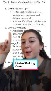 Planning your wedding budget? Don’t forget these hidden costs! 💸 Tag  someone who needs this before their big day! #WeddingHacks #WeddingBudget  #TheWeddingHackers #BridalTips #2025Brides