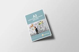 Download A3 Half Fold Brochure Mockup Mockup World