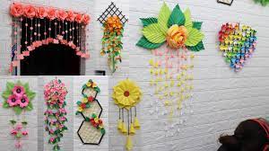#handmadethings#easycraft#wallhanginga beautiful decoration for your home. 25 Best Collection Paper Flower Wall Hanging Craft Ideas Youtube