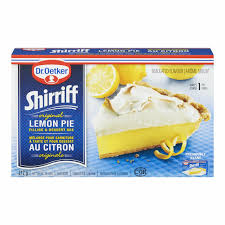 Take 1/2 cup of the crumbs out of the bowl. Dr Oetker Shirriff Lemon Pie Filling Desert Mix 212g Imported From Canada Caffeine Cams Coffee Candy Company Inc