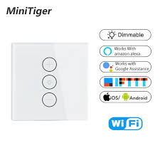 Hot Price Cc2293 Eu Us Tuya Smart Life Wifi Smart Dimmer Light Switch App Remote Control Work With Amazon Alexa And Google Home Ifttt Smart Home Cicig Co