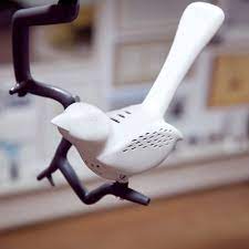 But does something that's such a prominent fixture in your home really have to be so boring? Chick A Dee Bird Shaped Smoke Alarm