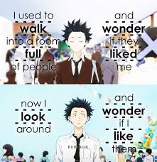 When the whole world is silent, even one voice becomes powerful. Anime Quote A Silent Voice Anime Amino