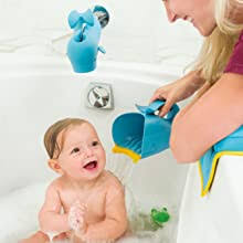Buy Skip Hop Moby Bath Rinse Cup Tear Free Waterfall Rinser Blue Online At Low Prices In India Amazon In