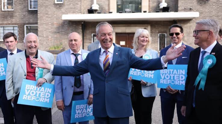 Blades of glory for Nigel Farage after Reform soars to election success