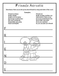 Friendship Poetry Pack Acrostic Cinquain Diamante And Haiku Poetry Templates Poetry Templates Acrostic Cinquain