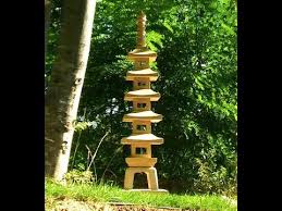 Bellaa 24429 pagoda stupa garden lantern toro japanese style asian decor outdoor statue 17 inch. Making A Concrete Pagoda Lantern Limestone Look Youtube