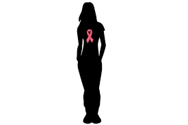 Download Black Silhouette Of Women With Pink Breast Cancer Awarenss Ribbon On Chest Svg Cut File By Creative Fabrica Crafts Creative Fabrica Yellowimages Mockups