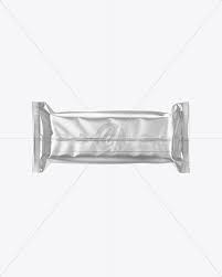 Download Matte Metallic Snack Bar Mockup In Flow Pack Mockups On Yellow Images Object Mockups PSD Mockup Templates