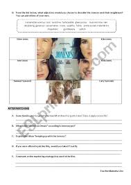 Amber heard, demi moore, david duchovny and others. The Joneses Film Worksheet Esl Worksheet By Mlino66