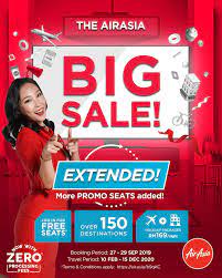 Get tickets for september, october, november, december 2020 plus january, february, march, april, may, june and july 2021. Airasia Big Sale 2019 Last Call Airasia Sale Promotion 2020