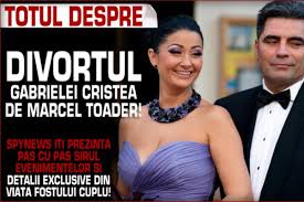 Invitată în platoul emisiunii wowbiz, vedeta tv a declarat că marcel toader este de domeniul trecutului. Divort Gabriela Cristea Marcel Toader Spynews Ro Pagina 1 Din 1