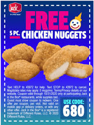 (8 days ago) jack in the box printable coupons 2020. Expired Jack In The Box 5 Free Nuggets No Purchase Required Doctor Of Credit