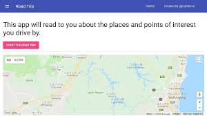 ドライブ中に通りかかった街のことを音声で読み上げて教えてくれるウェブアプリ Road Trip Gigazine