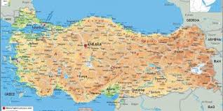 A tartományokat a vali, a kormányzó irányítja. Torokorszag Map A Terkepeket Torokorszag Nyugat Azsia Asia
