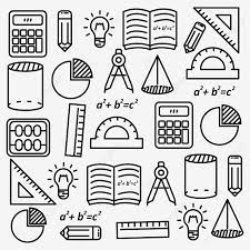 Mathematics Doodle Vector Illustration With Black Line Design Suitable For Background Science Clipart School Hand Drawn Png And Vector With Transparent Backg Math Doodles How To Draw Hands Doodles