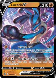 Jump to navigationjump to search. Lucario V Champion S Path Tcg Card Database Pokemon Com