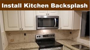 A tile backsplash is a great way to change the look and feel of your kitchen. Kitchen Backsplash Tile Ideas Installation Tips Diy Youtube