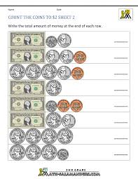 2nd grade money worksheets up to 2