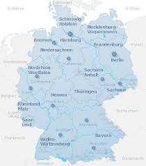 Karte Deutschland Vakantie Reizen