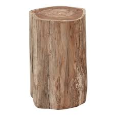 Gloster Teak Log Stool Side Table In 2020 Log Stools Side Table Wood Log Side Table