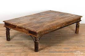 A hinged lid opens for extra storage, making it a great place to store throws, games or family treasures. Reclaimed Indian Thakat Coffee Table