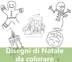 Album da colorare per bam. Disegni Di Natale Da Colorare Per Bambini Filastrocche It
