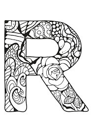 Print out our free alphabet coloring pages for your child to learn their abc's. Alphabet To Color For Kids R Alphabet Kids Coloring Pages