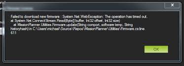 Fail To Download New Firmware The Operation Has Timed Out Copter 3 4 Ardupilot Discourse