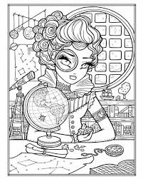 A page for describing characters: Pin By Honor Marie Watchman On Colouring Pages Detailed Coloring Pages Cute Coloring Pages Coloring Books