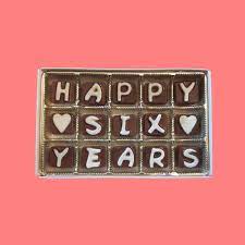6th Sixth Wedding Anniversary Gift For Men Women Husband Hubby Wife Him Her Hap Boyfriend Anniversary Gifts 6th Anniversary Gifts Anniversary Gifts For Husband