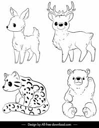 Download Line Wild Animal Drawings Free Vector Download 106 571 Free Vector For Commercial Use Format Ai Eps Cdr Svg Vector Illustration Graphic Art Design