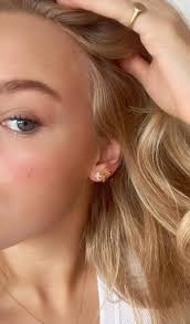 Sterling Silver Tiny Coffee CZ Marquise Cluster Stud Earrings, Gold or  Silver, Marquise Fan Stud, CZ Crown Stud, Three Marquise Stud