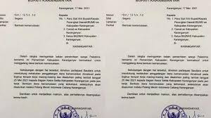Sebenarnya mudah sahaja untuk membuat surat ini, kita boleh tulis surat menggunakan format surat rasmi yang kita belajar di sekolah dahulu sahaja, tetapi maklumat dan perincian dalam. Https Jateng Tribunnews Com 2021 07 01 Warga Karanganyar Diminta Ibadah Di Rumah Selama Ppkm Darurat 3 Juli 2021 Https Cdn 2 Tstatic Net Jateng Foto Bank Images Bupati Karanganyar Juliyatmono 28 Mei 2021 Jpg Bupati Karanganyar Juliyatmono