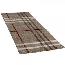 Designer teppich kurzflor creme beige. Rustikaler Laufer Web Teppich Modern Teppichcenter24