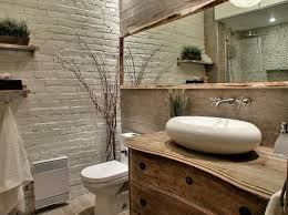 33 Modern Interior Design Ideas Emphasizing White Brick Walls White Brick Walls Brick Bathroom Rustic Modern Bathroom