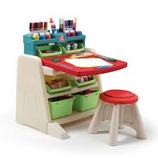 Step2 Flip Doodle Easel Desk With Stool Art Desk Easel Kid Desk
