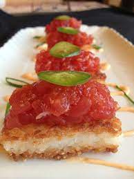 Crispy Rice With Spicy Tuna Spicy Tuna Sushi Rice Food