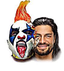 We have everything · >80% items are new · fill your cart with color Five Curious Similarities Between Psycho Clown And Roman Reigns Superfights