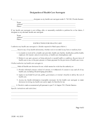 Under florida law, your surrogate may not be a witness to the document naming your health care representative. Https Www Fhcp Com Documents Advanced Directives Designation Of Health Care Surrogate Pdf